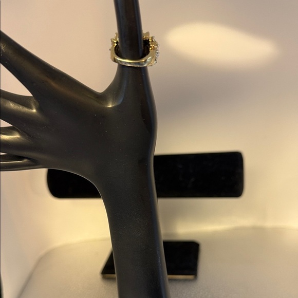 Elegant Moissanite 925 Sterling Silver Cluster Ring Size 5 - Picture 2 of 6